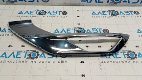 Mitsubishi Outlander 22-25 chrome lower left front bumper molding under fog lights