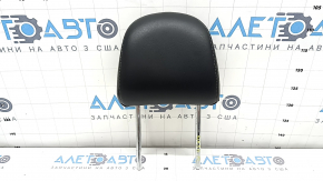 Front left headrest for Infiniti QX50 19-21, black leather with gray stitching
