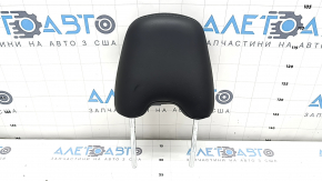 Front left headrest for Infiniti QX50 19-21, black leather with gray stitching