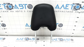Front right headrest for Infiniti QX50 19-21, black leather with gray stitching