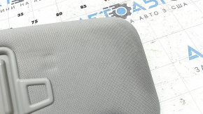 Right visor for Hyundai Sonata 20-23, gray, without panoramic windows, without hook, for cleaning