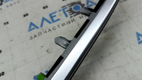 Hyundai Sonata 20-22 front panel molding, gray, chrome, scratches on chrome, darkened chrome