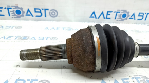 The front left half shaft of the Infiniti QX50 19-21 has a damaged thread.