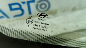 Hyundai Sonata 20-23 windshield without heating, under the camera, sand, air along the edge