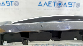 Infiniti QX50 19-25 radiator grille without emblem, sand, bumps, cracks in molding, broken mount