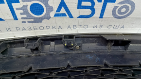 Infiniti QX50 19-25 radiator grille without emblem, sand, bumps, cracks in molding, broken mount