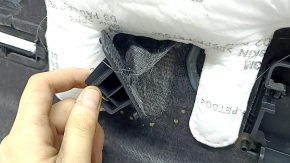 Hyundai Sonata 20-22 rear shelf without subwoofer, gray, broken mount, foam peeled off