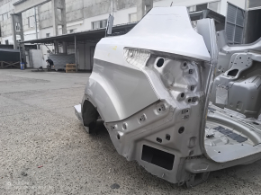 Quarter wing rear left Ford Escape MK3 13-19 on the body, silver UX