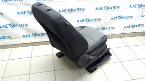Ford Escape MK3 2017-2019 passenger seat without airbag, manual, cloth, black and gray, dents, dry cleanable