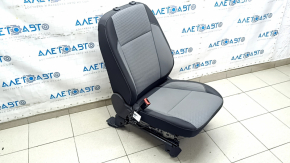 Ford Escape MK3 17-19 driver's seat without airbag, black and gray cloth, electric, dry-cleanable