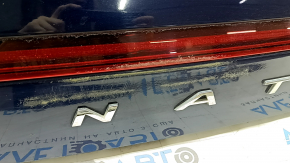 Hyundai Sonata 20-23 blue ST2 trunk lid assembly, with optics and camera, trim with tears, worn