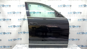 Front right door assembly for Audi Q5 8R 09-17 keyless, black LZ9B, scratches on the trim