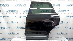 Rear left door assembly for Audi Q5 8R 09-17 keyless, tinted, black LY9B, dents, bumps