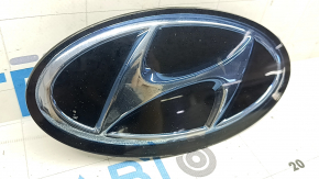 Hyundai Sonata 20-23 radiator grill emblem under radar, air under glass, sand