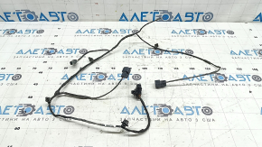 The rear bumper wiring for a Hyundai Sonata 20-22 SE without parking sensors is missing a connector.