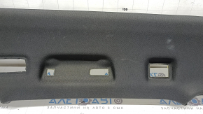 The headliner of the Audi Q5 8R 09-17 is black, ready for panoramic windows, needs cleaning, creases, and torn fasteners.
