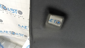 The headliner of the Audi Q5 8R 09-17 is black, ready for panoramic windows, needs cleaning, creases, and torn fasteners.