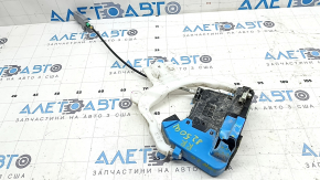 The rear right door lock of a Hyundai Sonata 20-23 is broken through the housing.