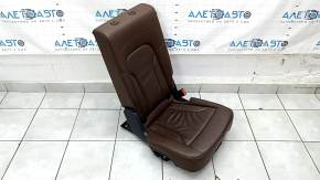 Rear seats, 2nd row, right, Audi Q5 8R 09-17, brown leather, scratches, dented, needs cleaning