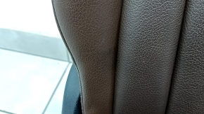 Rear seats, 2nd row, right, Audi Q5 8R 09-17, brown leather, scratches, dented, needs cleaning