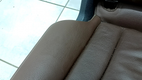 Rear seats, 2nd row, right, Audi Q5 8R 09-17, brown leather, scratches, dented, needs cleaning