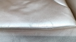 Passenger seat for Audi Q5 8R 09-17 with airbag, electric, brown leather, scratches, scuffs, dented, needs cleaning, stretched mesh