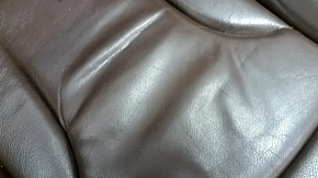 Driver's seat for Audi Q5 8R 09-17 with airbag, electric, brown leather, dented, cracked, worn