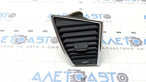 Front right air duct deflector for Audi Q5 8R 09-17, black with chrome