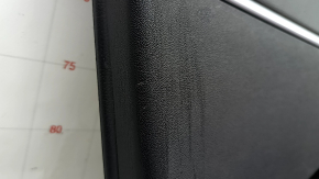 Front left door panel for Hyundai Sonata 20-22, gray, with a tweeter, handle, scratches, worn