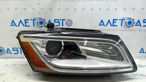 Right front headlight assembly for Audi Q5 8R 13-17, restyling, xenon, scratches, sand