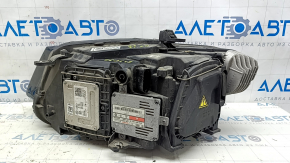 Right front headlight assembly for Audi Q5 8R 13-17, restyling, xenon, scratches, sand