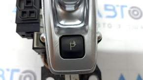 Gear shifter with handle Infiniti QX50 19-22 black leather, worn