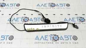 Infiniti QX50 19-22 chrome rear door sill plate with backlight, scratches