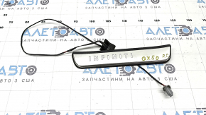 Infiniti QX50 19-22 chrome rear outer door sill plate with backlight, scratches