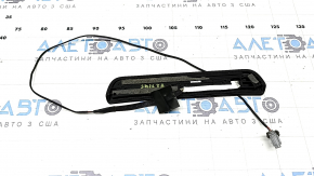 Infiniti QX50 19-22 chrome rear outer door sill plate with backlight, scratches