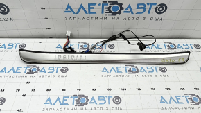 Infiniti QX50 19-22 chrome exterior door sill plate with backlight, scratches