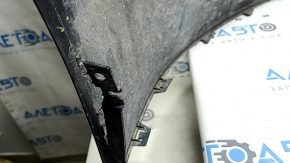 Front bumper bare Hyundai Sonata 20-22 US SE without parking sensors, blue ST2, broken mount, bumper