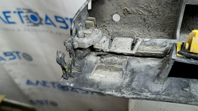 Left sill for Hyundai Sonata 20-22, complete, with seal, blue ST2, scratches, dents, broken fastener