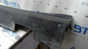 Right side sill for Hyundai Sonata 20-22, complete, with seal, blue ST2, scratches, broken fasteners, missing fragment, dent