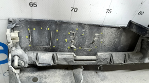 Right side sill for Hyundai Sonata 20-22, complete, with seal, blue ST2, scratches, broken fasteners, missing fragment, dent