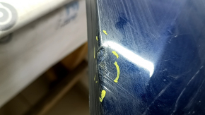 Right side sill for Hyundai Sonata 20-22, complete, with seal, blue ST2, scratches, broken fasteners, missing fragment, dent