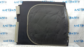 The trunk floor of a 20-22 Hyundai Sonata is black and needs cleaning.