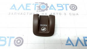 Isofix rear seat cover for Audi Q5 8R 09-17, brown