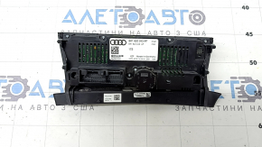 Climate control for the Audi Q5 8R 13-17, black with chrome, without heating