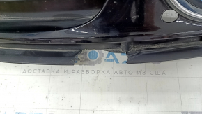 Left lower grille of the front bumper of the Audi Q5 8R 13-17, matte + glossy chrome under fog lights, type 2, sand, broken mount, missing fragment