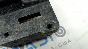 The left front bumper absorber for a 2022 Hyundai Sonata USA SE is dented and cracked.