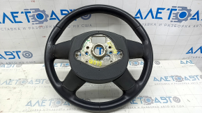 Audi Q5 8R 13-17 black leather steering wheel, no buttons, scratches, ready for dry cleaning