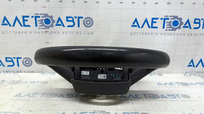 Audi Q5 8R 13-17 black leather steering wheel, no buttons, scratches, ready for dry cleaning
