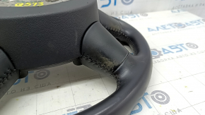 Audi Q5 8R 13-17 black leather steering wheel, no buttons, scratches, ready for dry cleaning