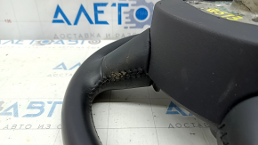 Audi Q5 8R 13-17 black leather steering wheel, no buttons, scratches, ready for dry cleaning